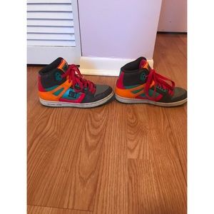 DC High Top Shoes (Multicolor)